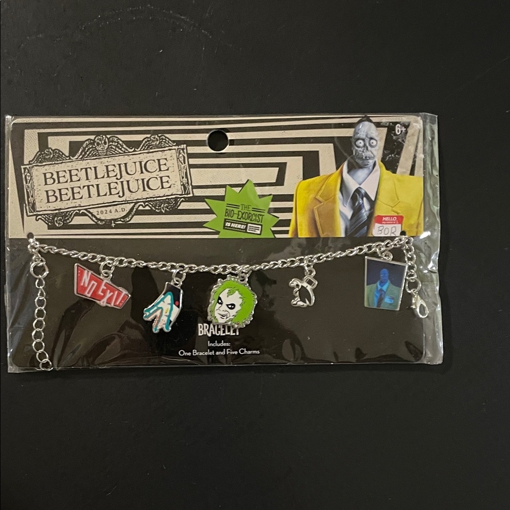 Beetlejuice Charm Bracelet